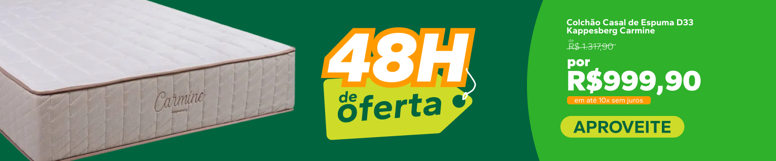 48H de oferta — Colchão Kappesberg Carmine
