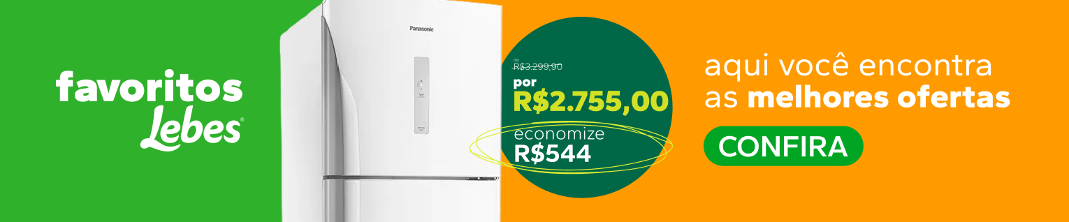 Favoritos Lebes — Geladeira Panasonic